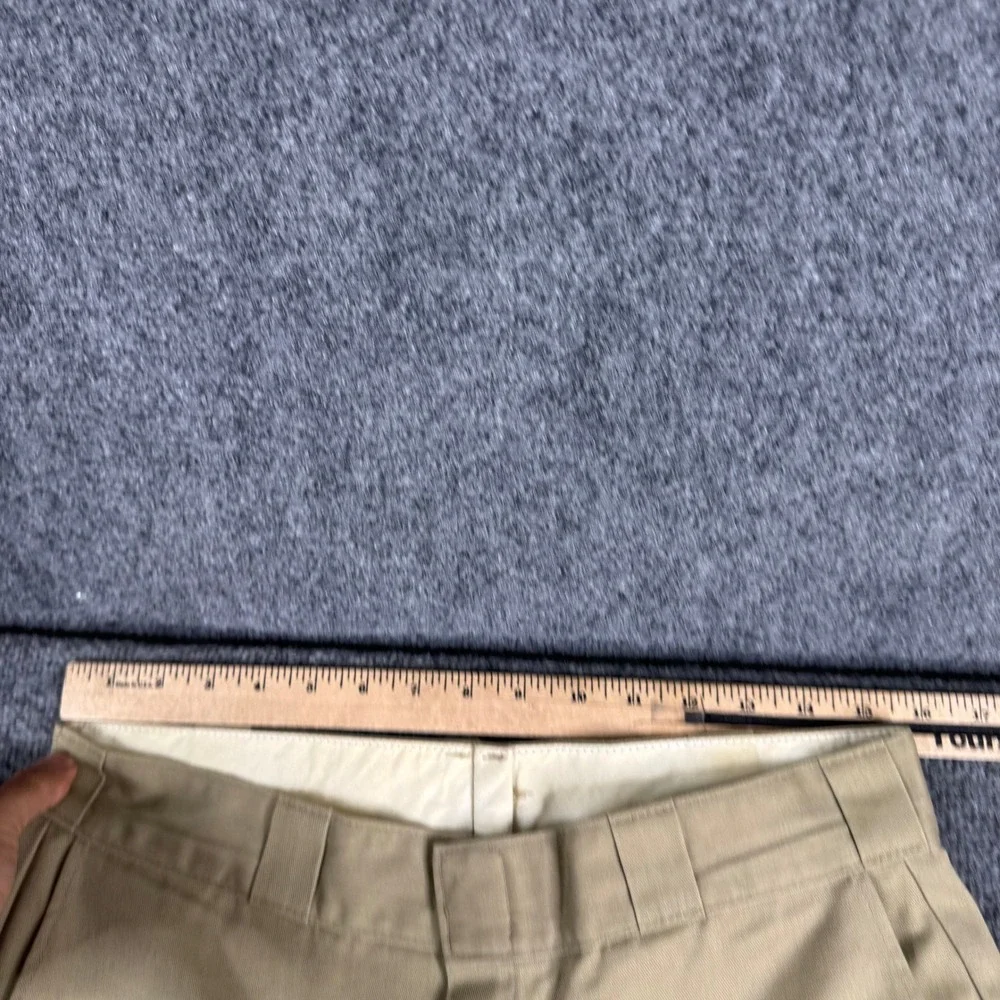 Dickies Pants Mens 33x30 Khaki 874 Straight Leg Workwear Twill USA Made